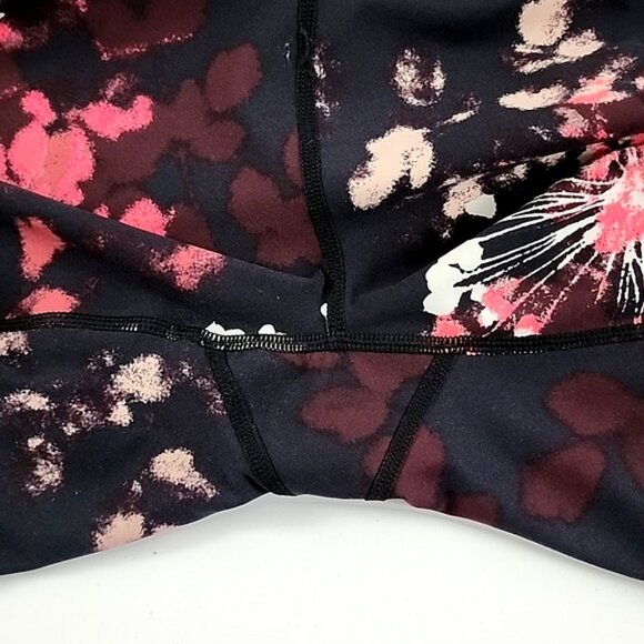 Sweaty Betty The Power Black Pink Firework Stretch Legging 22" Inseam Sz S - Picture 7 of 16